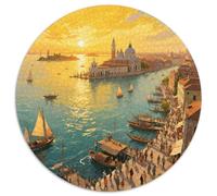 Alba sul mare a Venezia Jigsaw Puzzle Impossible 1000Pcs View Decorazione Per La Casa. Rilassamento E Intelligence Per Adulti E Bambini Da 12 Anni 1000pcs (67.5x67.5cm)