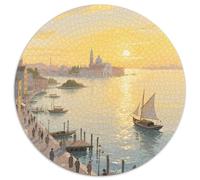 Alba sul mare a Venezia Puzzle Impossibili 1000 Pezzi View Decorazione Per La Casa. Giochi Rilassamento E Intelligence Per Adulti E Ragazzi Da 14 Anni 1000pcs (67.5x67.5cm)