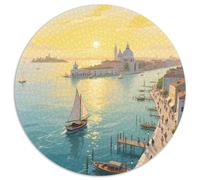 Alba sul mare a Venezia Puzzle Impossibili 1000 Pezzi vista Decorazione Per La Casa. Rilassamento E Intelligence Per Adulti E Ragazzi Da 14 Anni 1000pcs (67.5x67.5cm)