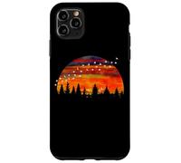 Alba Tramonto Gregge di uccelli Formazione Montagna Foresta Custodia per iPhone 11 Pro Max