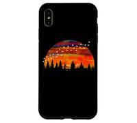 Alba Tramonto Gregge di uccelli Formazione Montagna Foresta Custodia per iPhone XS Max