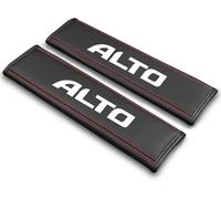 AlbaEUC Copri Cintura di Sicurezza Auto Imbottitura Protezione Pelle Confortevoli Copricintura Auto per Suzuki Alto, Set 2