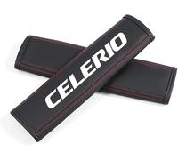 AlbaEUC Copri Cintura di Sicurezza Auto Imbottitura Protezione Pelle Confortevoli Copricintura Auto per Suzuki Celerio, Set 2