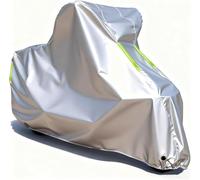 AlbaEUC Telo per Moto Impermeabile, Telo per Coprimoto Resistente a Acqua, Polvere, Pioggia, Vento, Antipolvere, Anti UV, Copertura Antifurto per Yamaha YZF R3 2015-2025,Silver