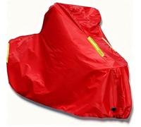 AlbaEUC Telo per Moto Impermeabile, Telo per Coprimoto Resistente a Acqua, Polvere, Pioggia, Vento, Antipolvere, Anti UV, Copertura Antifurto per Yamaha TRX850 TRX 850 1996-2000,Red