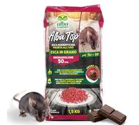 Albagarden - Albatop Veleno Per Topi, Esca Topicida In Grani X 1,5 Kg - Ratticida Potente Utilizzabile Con Trappola Per Topi Haccp - MAXI 1,5 KG