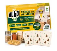 Albagarden Antitarme Alimentari, Trappole Adesive Farfalline Del Cibo Con Feromoni Attrattivi, 3 Pezzi, Senza Insetticidi, Efficaci 3 Mesi, Protegge Dispensa Farina Pasta Riso