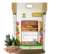 Albagarden - Argilla Espansa per Piante in Vaso E Giardino - 5 Litri - Sfere per Piante in Argilla per Drenaggio - Prodotto Inerte per Idrocoltura E Idroponica - Sfere di 8-16 mm