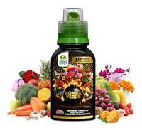 Albagarden - BOMBA VERDE - Concime Liquido NPK 6-7-8 con Microelementi - Maggiore Crescita Vegetativa e Fioriture Abbontandi per Piante Verdi e Fiorite - Concentrato x 250 g
