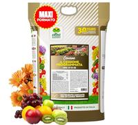 Albagarden - Concime Granulare a Cessione Programmata - MAXI 4 kg - Nutrimento per Orto, Prato e Piante Ornamentali - Concime NPK 17-11-18
