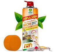 Albagarden - Repellente per Gechi Serpenti e Rettili - Effetto IMMEDIATO - Barriera Vegetale Olfattiva Disabituante per Lucertole E Serpenti - Senza Veleno E Ultrasuoni - Spray Gas 600 Ml