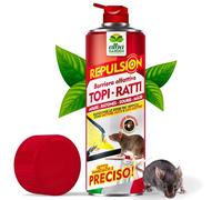 REPELLENTE TOPI EFFETTO IMMEDIATO DISABITUANTE DISSUASORE RATTI SPRAY GAS 600ML