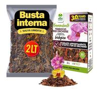 Albagarden - Terriccio Per Orchidee Biologico - 2 LITRI - Substrato Specifico per tutte le Varietà di Orchidee - Composizione Equilibrata A Base Di Corteccia Di Pino E Torba Per Piante