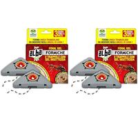 Albagarden - Trappola Formiche con Gel Insetticida, Casetta con Esca contro Colonie e Nidi grazie al Gel Insetticida Anti Formiche - Pronto all'Uso 2 Pz (Confezione da 2)