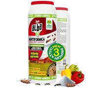 Albagarden - Veleno per Formiche per Orto, Insetticida Giardino e Prato - Anti Formiche Scarafaggi Grillotalpa Pulci Zecche, Doppio Uso Polvere o Spray, Cipermetrina - Antiformiche