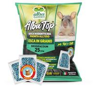 Albagarden - Veleno per Topi Potente - Esca Topicida in Grani Blu per Trappola per Topi E Ultrasuoni - per Ratti di Ogni Dimensione - 10 Bustine da 150 gr (2 Pezzi)