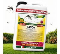 Albagarden Zanzarè Insetticida Antizanzare Giardino Concentrato Per Esterno E Interno 2 Litri, Disinfestazione Zanzare Mosche Cimici e Insetti, Azione Abbattente e Repellente, Permetrina e Geraniolo