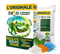Albagarden ZeRo - Zeolite Per Piante + Zolfo In Polvere + Ossicloruro di Rame -