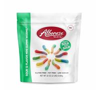 Albanese World's Best Sour 12 Sapori Mini Gummi Worms, 907,2 g Sacchetto di Candy