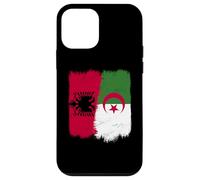 Albania Algeria Mezza Bandiera Albanese Algerino Patrimonio Custodia per iPhone 12 mini