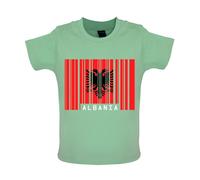 Albania Barre Stile Bandiera - Bambino T-Shirt / Body - Repubblica Live Nato