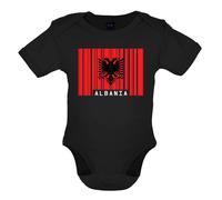 Albania Barre Stile Bandiera - Bambino T-Shirt / Body - Repubblica Live Nato