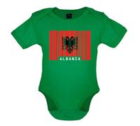 Albania Barre Stile Bandiera - Bambino T-Shirt / Body - Repubblica Live Nato