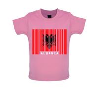 Albania Barre Stile Bandiera - Bambino T-Shirt / Body - Repubblica Live Nato