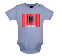 Albania Barre Stile Bandiera - Bambino T-Shirt / Body - Repubblica Live Nato