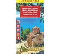 Albania e Macedonia del nord 1:450.000 – Ediz. multilingue – Falk Marco Polo