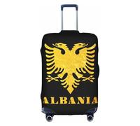Albania Golden Emblem Universal Elasticizzato Valigia Custodia per Bagaglio a Mano Antigraffio Protezione per Bagaglio da Viaggio per Unisex Donna Viaggio Piccolo