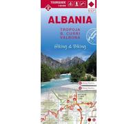 Albania hiking & biking 1:50000: Karte 2: Tropoja, B. Curri und Valbona