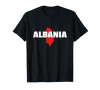 Albania Mappa Albanese Maglietta