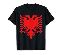Albanian Flag Shirt Albania Double Headed Eagle Maglietta