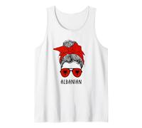 Albanian Girl Albanian Heritage Albania Flag Canotta