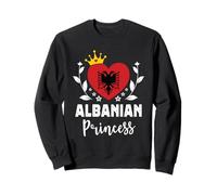Albanian Princess Albania Flag Proud Albanian Girl Felpa