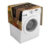 Albany Copertura per lavatrice con tasche portaoggetti, copertura antipolvere per lavatrice e asciugatrice, 137,9 x 52,1 cm, per frigorifero e cucina, decorazione per la casa