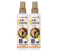 Albaöl - Air Fryer Spray, 2 flaconi da 190 ml, adatto per tutte le friggitrici ad aria calda e altre esigenze di cottura a temperature fino a 250 °C (2)