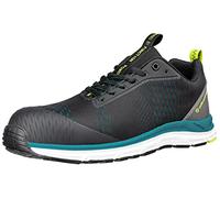 ALBATROS AER55 Impulse Low Scarpe antinfortunistiche da lavoro S1P ESD HRO SRC tappo in fibra di vetro anti-perforazione senza metallo antiscivolo resistente al calore unisex, nero/blu, 43 EU