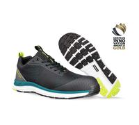 ALBATROS di Sicurezza Scarpe AER55 Impulso Basso Nero Blu S1P ESD Hro Sra Lavoro