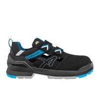 ALBATROS Forge AIR XW Low S1 ESD FO SR Scarpe antinfortunistiche unisex extra larghe antiscivolo senza metalli vegan in fibra di vetro, nero/blu, 49 EU