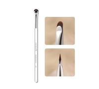 Albeaut Pennello per correttore, per trucco sotto gli occhi, piccolo angolato, pennello di precisione per sfumare il viso (eyeliner curvo 187)