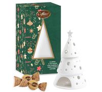 Alberello Porta Candela con Sfere di Cioccolato Ripiene al Latte e al Gusto di Caramello per caffarel 130g