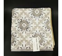 Albergo Vendome Beige, Avorio, Grigio Motivo Cotone Bagno, Asciugamano, O