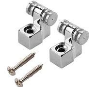 Alberi a corda a rulli Guide di fermo Parti per chitarra in metallo sostituibili con viti Parti per chitarra in argentoTrattamento molto attraente