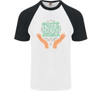 Alberi Are The Answer Climate Change DA UOMO S/S Baseball T-Shirt