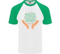Alberi Are The Answer Climate Change DA UOMO S/S Baseball T-Shirt