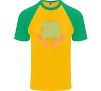 Alberi Are The Answer Climate Change Uomo S/S Baseball T-Shirt