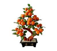 Alberi Artificiali Da Tavolo, Bonsai, Albero Di Arancio Di Giada, Bonsai Di Giada Artificiale, Ornamenti Creativi Di Alta Qualità Per Alberi Di Arancio Per Ufficio Domestico, Decorazioni Per La Ricch