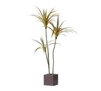 Alberi artificiali, Ornamento artificiale in vaso con albero di legno del millennio multicolore da 146 cm for l'arredamento di casa e hotel(D)